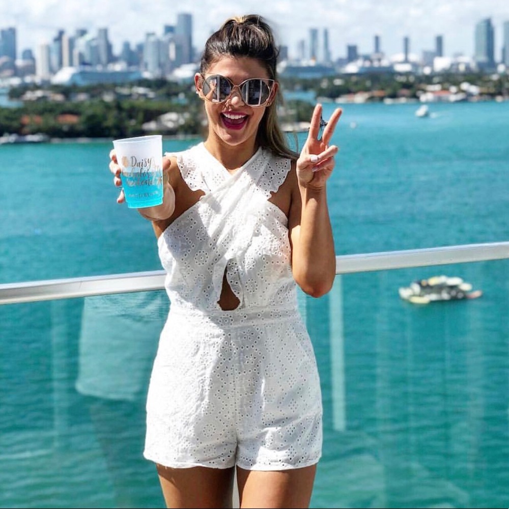 RDB White Eyelet Romper
